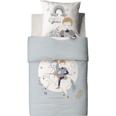 Housse de couette + 1 taie 140 x 200 cm Lovely prince (1/3)