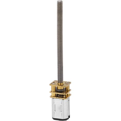 Moteur à réduction 300RPM DC6V Mini Moteur Électrique à Engrenages M4x55 pour Jouets Électroniques, 12FN20, 1 Pièce (1/5)