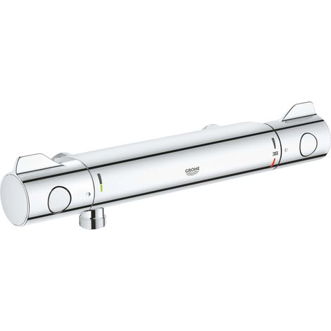Thermostat-Duscharmatur DN 15 – Chrom – GROHE SafeStop 38°C – GROHE Water Saving – 34755000 (1/2)