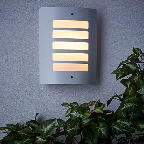 Applique murale esterna TODD - BRILLIANT - Bianco - Metallo e plastica - E27 max 60 W (1/4)