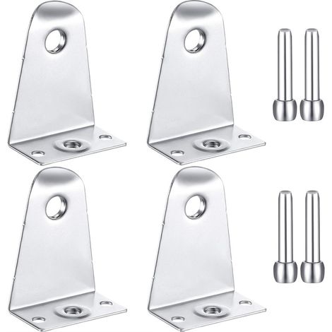 Metall-Montagehalterungen und -Stifte, 8-teiliges Set, 2 Zoll, für den Austausch von Halterungen für horizontale Lamellenjalousien. (1/5)
