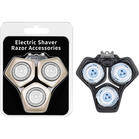 Pour têtes de rasage SH71/50, compatibles avec les rasoirs Philips des séries S5000, S7000, SH60/70 et SH71/50, sans station de base (or) (1/5)