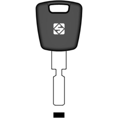 SILCA HU71TE CHIAVE TRANSPONDER VUOTA OTTONE Q.TA 2