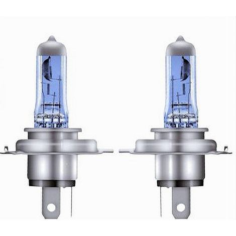 Trade Shop - Lampadine Per Auto H4 60/55w 12v Luce Bianca Alogena Di Ricambio Maxtech H4-b001 - (1/2)