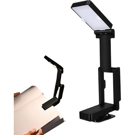 Liseuse Livre Lampe  Lampe de Lecture USB Rechargeable à LED,Idéale pour et adultes, à la maison, à l'école ou en déplacement,Pour et adultes, usage au lit, chambre, salon, étude, maison, école, (1/5)