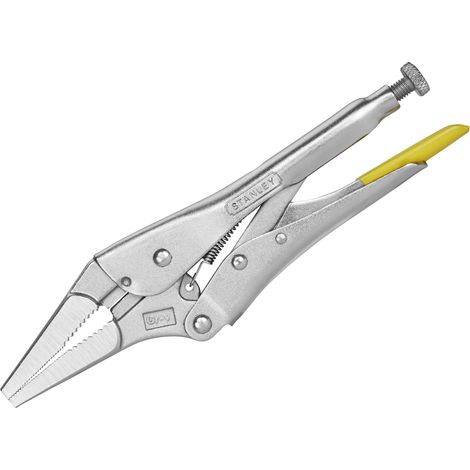 Stanley Tools Long Nose Locking Pliers, 215mm (8.5 inches), Model STA084813