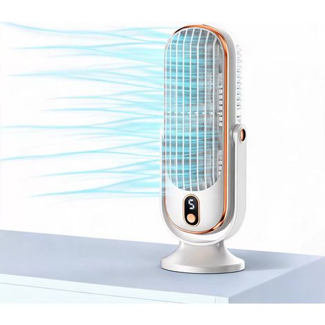 Mini ventilateur climatiseur rechargeable avec cinq vitesses réglables-AquaForge (1/2)