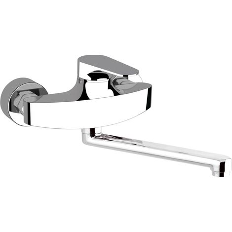Rubinetto lavello a muro con bocca girevole - serie class line (1/2)
