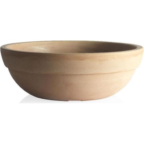 Pot de fleurs - D 40 cm - Beige - Livraison gratuite (1/2)