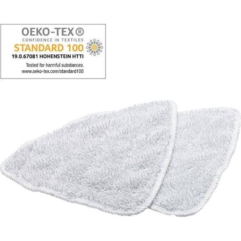 Spray nettoyant vapeur à 100 °C Vileda 146592 – Lot de 2 lingettes dépoussiérantes réutilisables