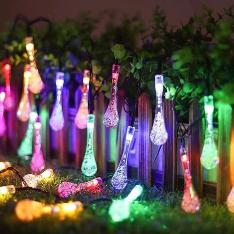 LED Lichterketten für Camping, Zelt und andere Outdoor Aktivitäten warmes, kleines, weißes Kugellicht (warme Farben) batteriebetrieben, 3 m, 20 L (1/4)