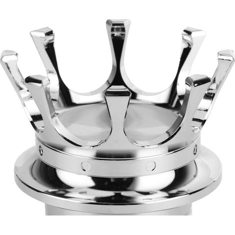 Couvercles de couronne CNC en alliage d'aluminium pour axe avant de moto - Personnalisation chromée (1/5)