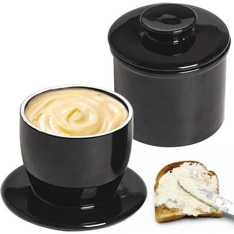 Mantequera francesa - porcelana sostenible - diseño único (1/5)