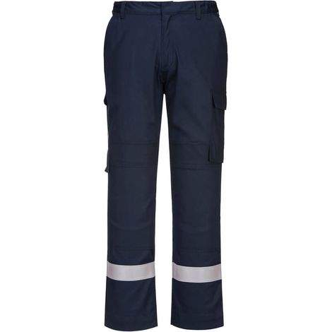 Pantalón Ligero Bizflame Plus para Trabajo Seguro - Azul marino - Talla L