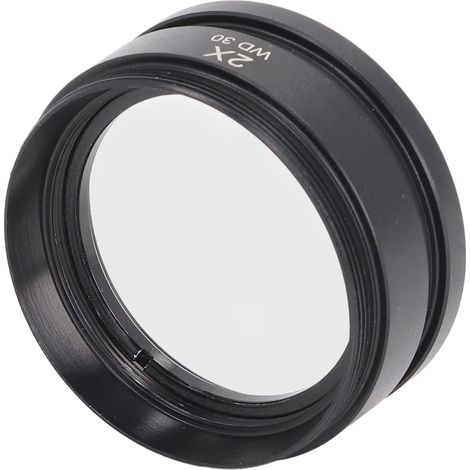 Zusatzobjektiv aus Aluminiumlegierung, 2-fache Vergrößerung, Zubehör für Stereomikroskop WD30 (1/5)