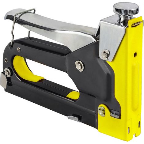 Cucitrice per tappezzeria Taker Grand GR-T01, colore giallo.