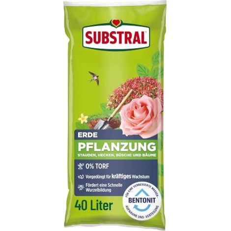 SUBSTRAL® Tierra para plantas sin turba, 40 litros