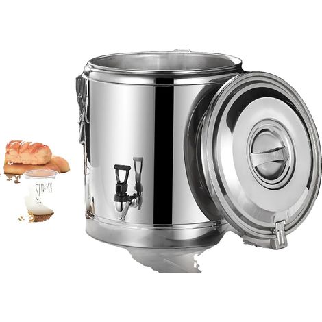 Seau Isolant, Capacité 40L / 10.56 Gal, Dimensions Intérieures 3535 cm / 13.813.8 in, Dimensions Extérieures 3938 cm / 15.414.9 in, Résistance à la Température 200℃ / 392°F, Épaisseur d'Isolation 18.5 (1/5)