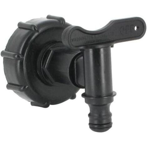 Raccord S60X6 - Robinet PEHD pour cuve Eau 1000 L (1/4)