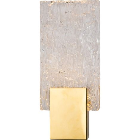 Applique Vetro oro con cristallo LED 3W Maxlight W0289 (1/3)