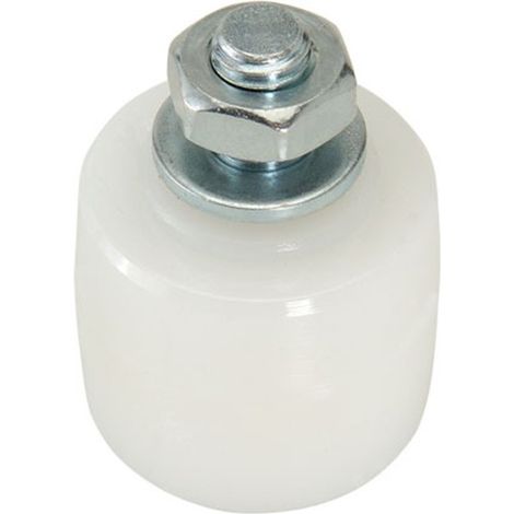 Metalideal  Olive De Guidage Supérieure Nylon Bombée - 35 x 30 mm