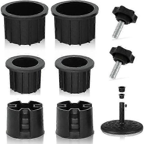 8 Ersatzstopfen für Sonnenschirmlöcher, Schutzkappen für Sockel und Terrassenfüße, 8er-Pack, universelle Lochabdeckungen (1/5)