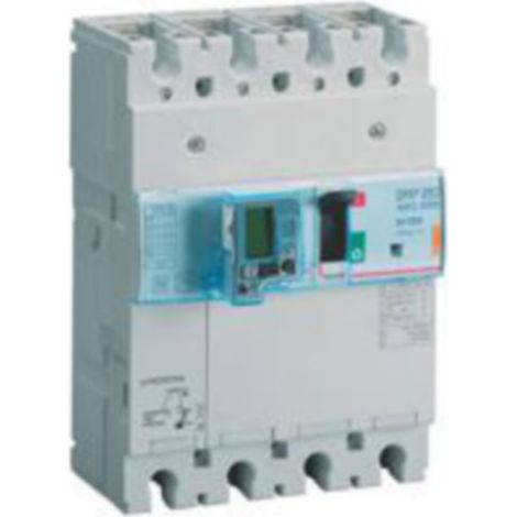 Disjoncteur magnétothermique différentiel DPX³250 pouvoir de coupure 25kA 400V - 4P - 100A - LEGRAND