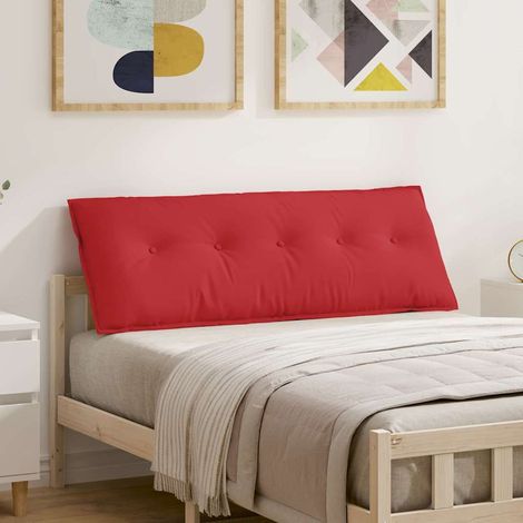 Rückenkissen Rot 140 x 19 x 50 cm Stoff