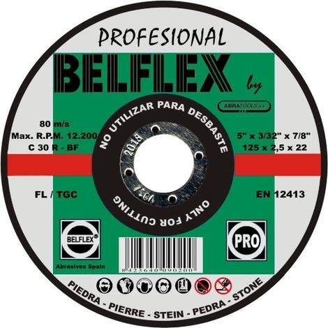 Disco FL/TGC C30RBF FL/TGC 125X2,5X22 C30RBF