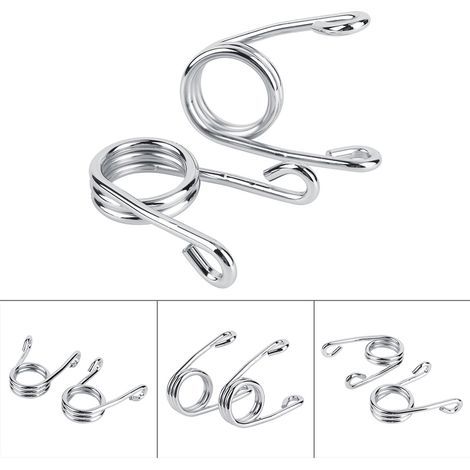 Verchromte Federn für 3,5-Zoll-Solositz, individuelle Torsion, Gold/Silber, für Chopper-Bobber-Motorrad (1/5)