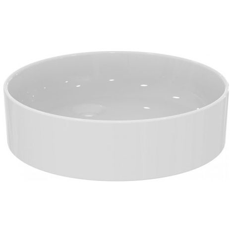 IDEAL STANDARD T3696MA Vasque Conca sans trop-plein ni trou de robinet, ronde