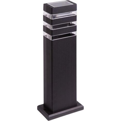 Paletto da giardino 40cm GU10 IP44 alluminio nero Ecolight (1/3)
