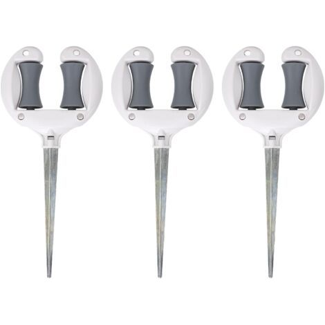 Guides de Tuyau pour le Jardin, Positionnement de Tuyau D'eau, Guide de Tuyau de Pelouse, Support de Pointe, Piquets de Guidage de Tuyau D'arrosage, Accessoires de Tuyau (1/5)