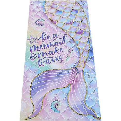 Serviette de Plage Microfibre à Séchage Rapide, Pliable et Confortable pour Fête Estivale, pour Camping et Natation (1/5)