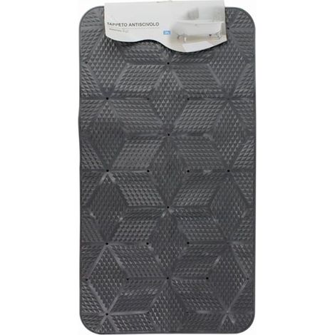Cleafe - Tappeto In Pvc Antiscivolo Vasca Da Bagno Doccia 70x37cm Effetto Geometrico 59621 - (1/2)