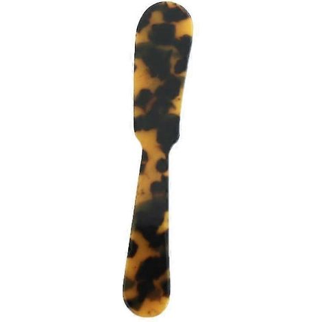 Cuillère à dessert et coupe-plat rétro vintage, en acrylique alimentaire, bord lisse, manche ergonomique, motif unique, décoratif, 11,8 cm (1/5)