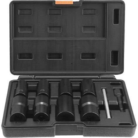 Kit extracteur boulons 10 pièces – douilles 1/2", pour écrous rouillés/endommagés. (1/5)