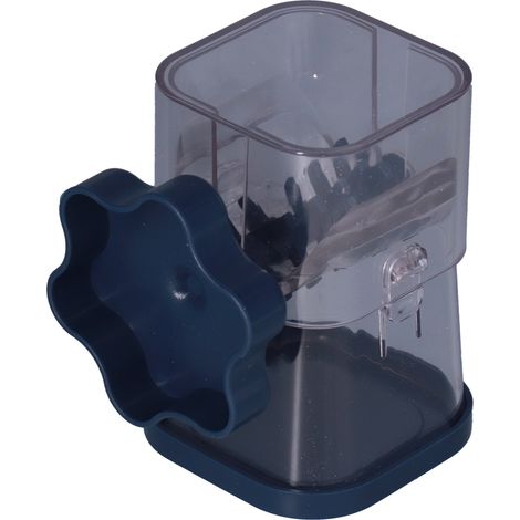 Broyeur à noix manuel, moulin à fruits secs à manivelle facile à nettoyer pour amandes, noisettes et pacanes, bleu marine (1/5)