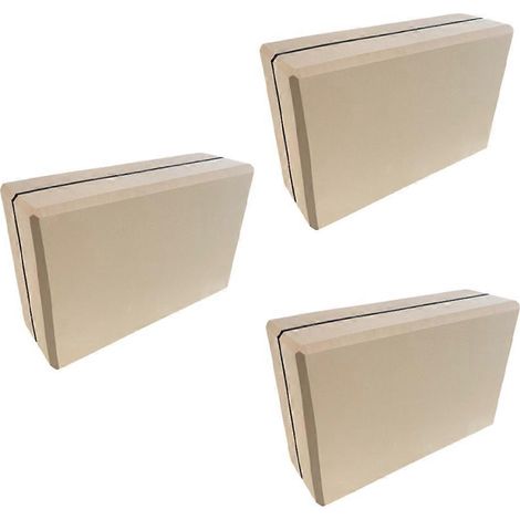 Briques de yoga, briques d'exercice, accessoires de yoga, briques de danse pour enfants, briques en mousse haute densité couleur bois (1/5)