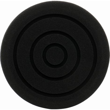 Polierschwamm 150 mm schwarz