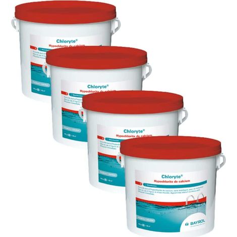 Pack Chloryte - Chlore non stabilisé 5 kg Bayrol Quantité Pack de 4
