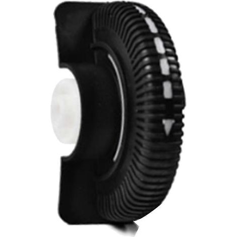 Pour Mercedes Classe E W211 (2003-2008) et W219 : commande à rouleau de la grille de sortie d'air gauche de la console centrale (1/5)