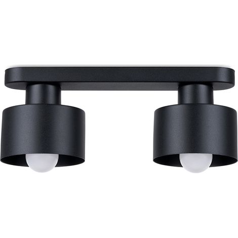 SAVAR 2 black ceiling lamp (1/5)