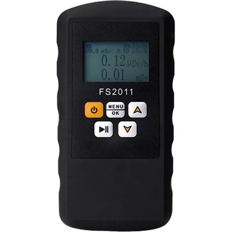 Contador Geiger, detector portátil de radiación nuclear, alarma de dosis de radiación, para uso doméstico, laboratorio, hospital, contador Geiger radiactivo de mármol multifunción, detector digital de