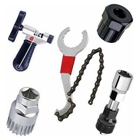 Mountain bike repair tool kits, stand, freewheel, crank removal tool, maintenance tool and chain separator
