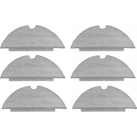Paquete de 6 paños de fregona para aspiradora robot Eufy RoboVac L35 - Paño de fregona - Juego de filtros de repuesto Accesorios para aspiradora de fregona (1/5)