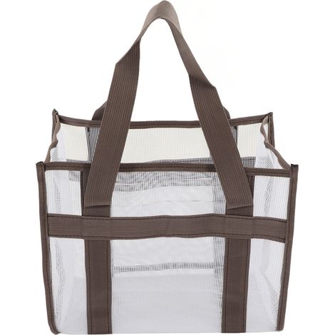 Sac de rangement portable en toile Oxford, grande capacité, coquille pour enfants, sac de transport pour plage et piscine (1/5)