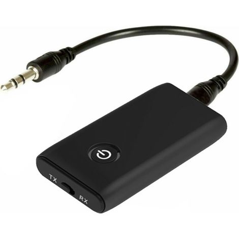 Adaptateur Bluetooth 5.0 pour avion, connecte 2 casques sans fil, un émetteur Bluetooth aéroporté 3,5 mm et un récepteur TV (1/5)