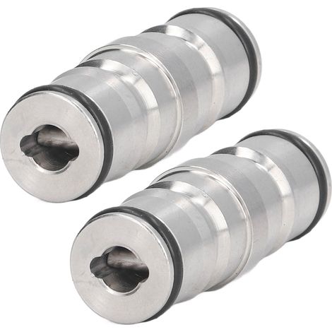 Set aus 2 Kugelkupplungen für Craft-Beer-Fässer, aus robustem Edelstahl, mit Schnellverriegelungsmechanismus. (1/5)