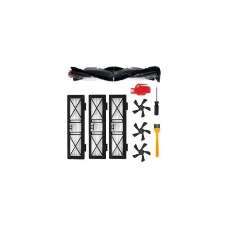 Kit d'accessoires Neato série D – Brosse de rechange pour rouleau – Filtre HEPA – Brosse latérale
